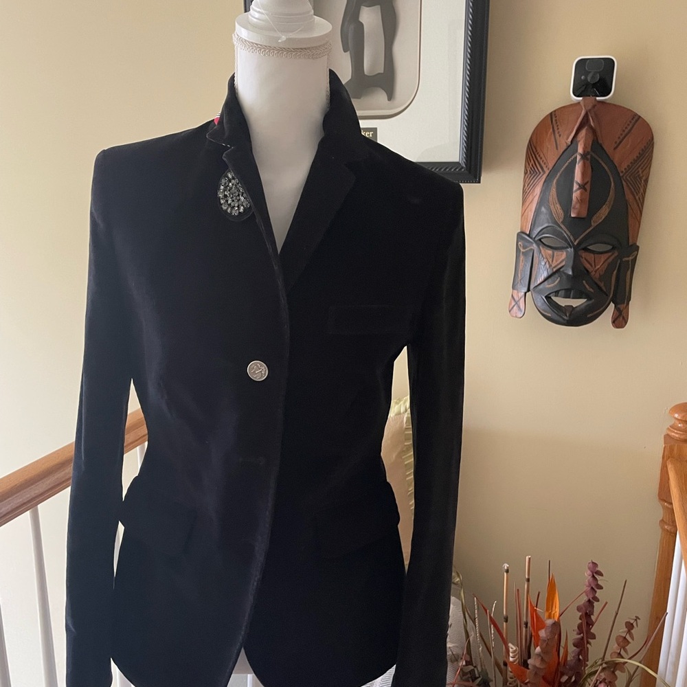 Brooks Brothers Black Corduroy Blazer-EUC